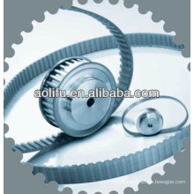 Aluminum pulleys for industrial machines